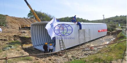 steel box culvert corrugated